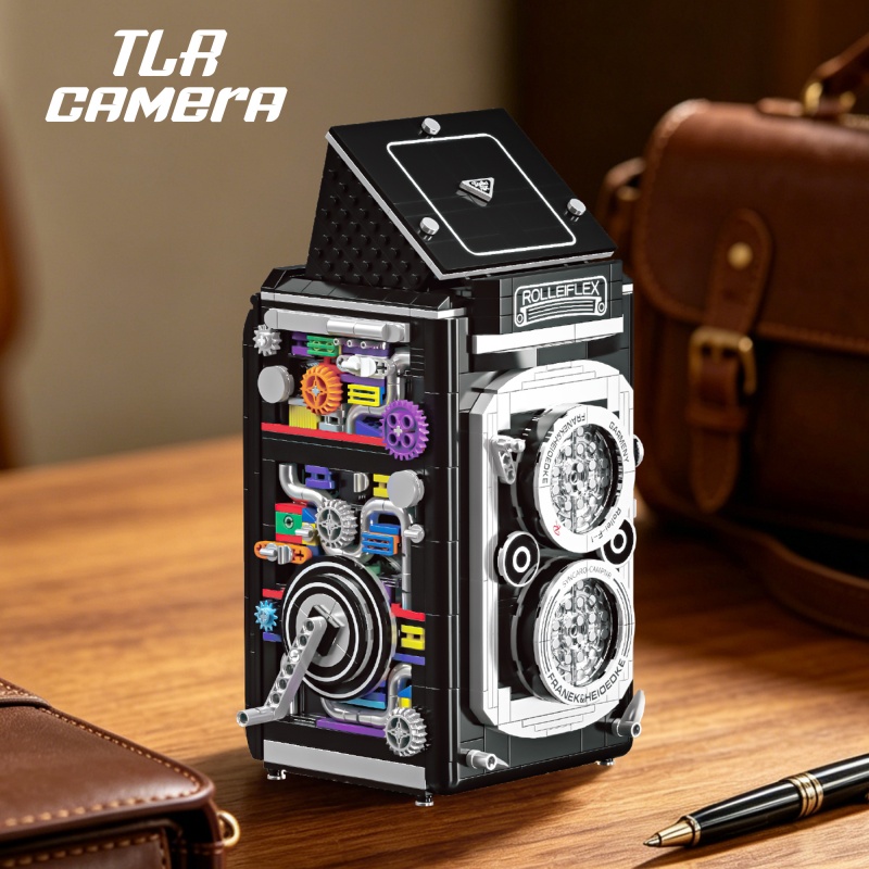 Collectible Vintage Cameras - Meestverkochte vintage camera bouwstenenset met dubbele