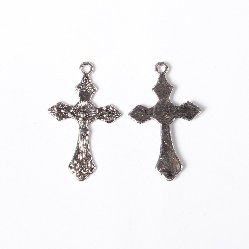 Vintage Items - 20 stuks vintage antieke toon kruisbeeld