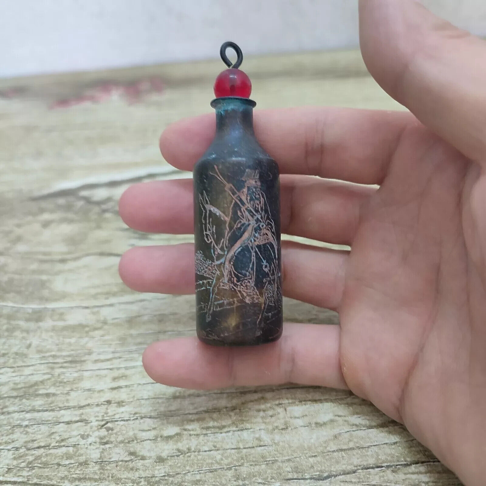 Vintage Collectible Bottles - Chinese antieke vintage koperen gesneden snuiffles