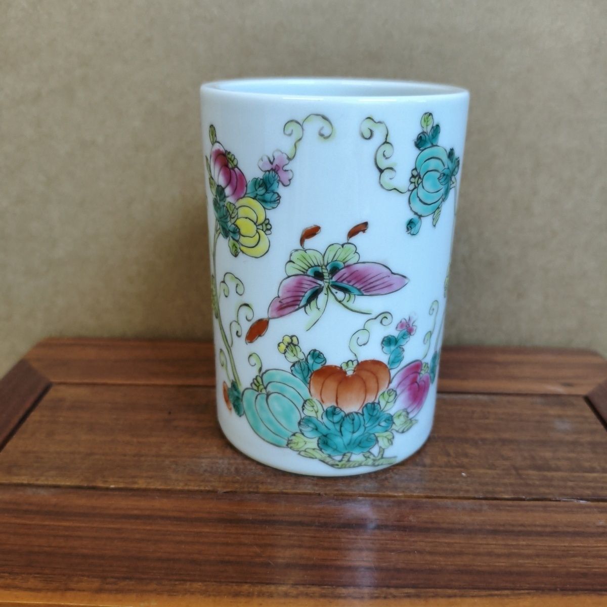 Vintage Collectible Bottles - Vintage handgemaakte pastelkleurige decoratieve potflesdoos met