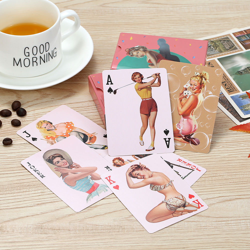 Vintage Collectible Playing Cards - Vintage sexy bikini schoonheid speelkaarten, schattig