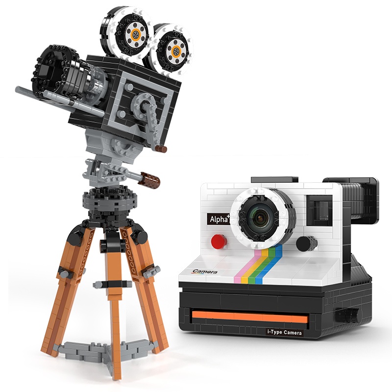 Collectible Vintage Cameras - 802pcs Mini Bouwsteen Vintage Model Polaroid