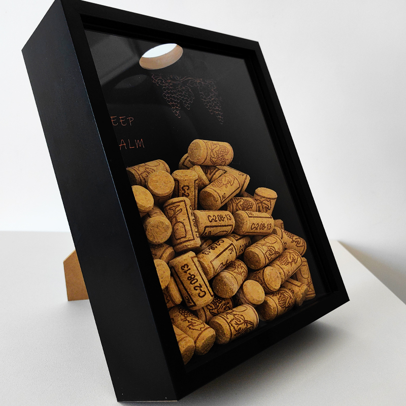 Rode wijn kurk display frame h - Vintage Collectible Bottles recensie en prijs