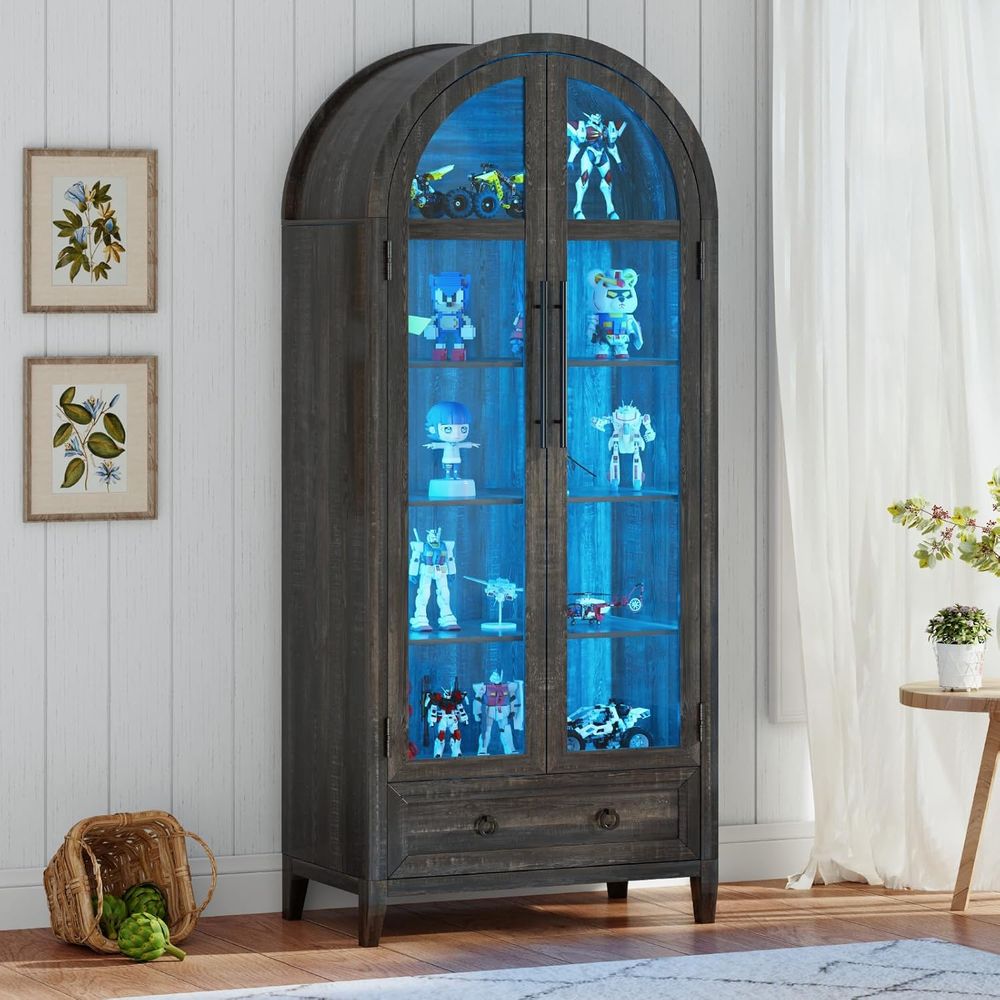 73 glazen vitrinekast met gebo - Collectible & Vintage Dolls For Christmas recensie en prijs
