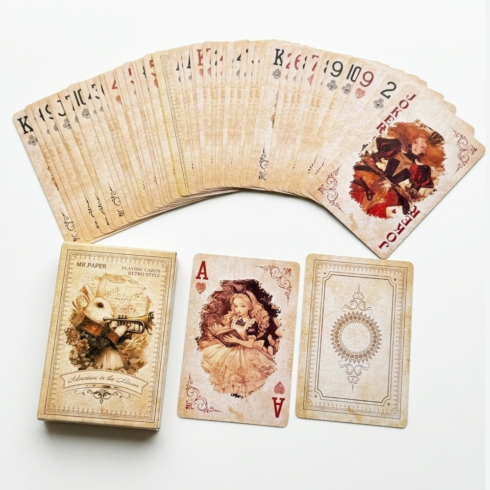 55 stuks Alice in Wonderland s - Vintage Collectible Playing Cards recensie en prijs
