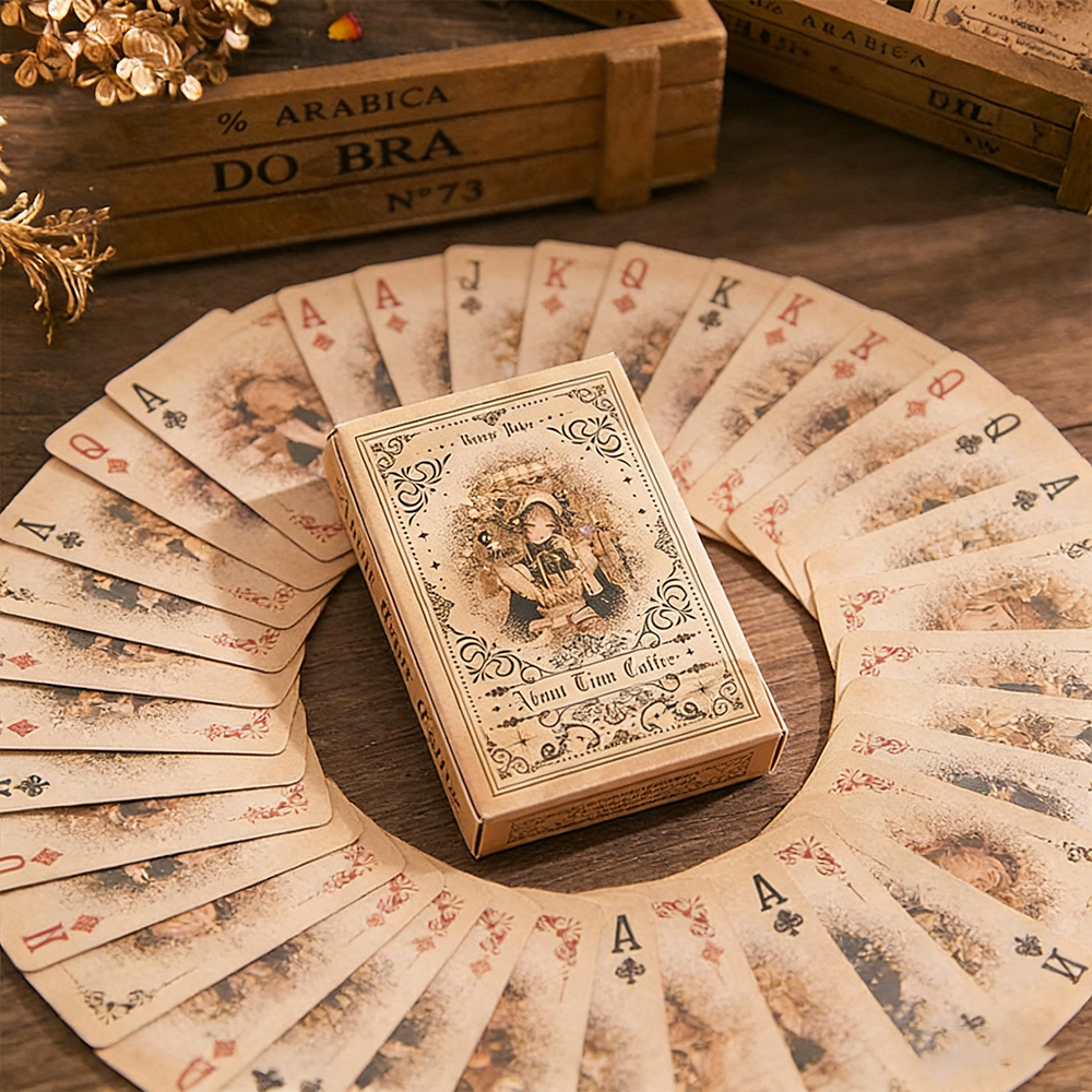 Vintage sprookjesmeisje speelk - Vintage Collectible Playing Cards recensie en prijs