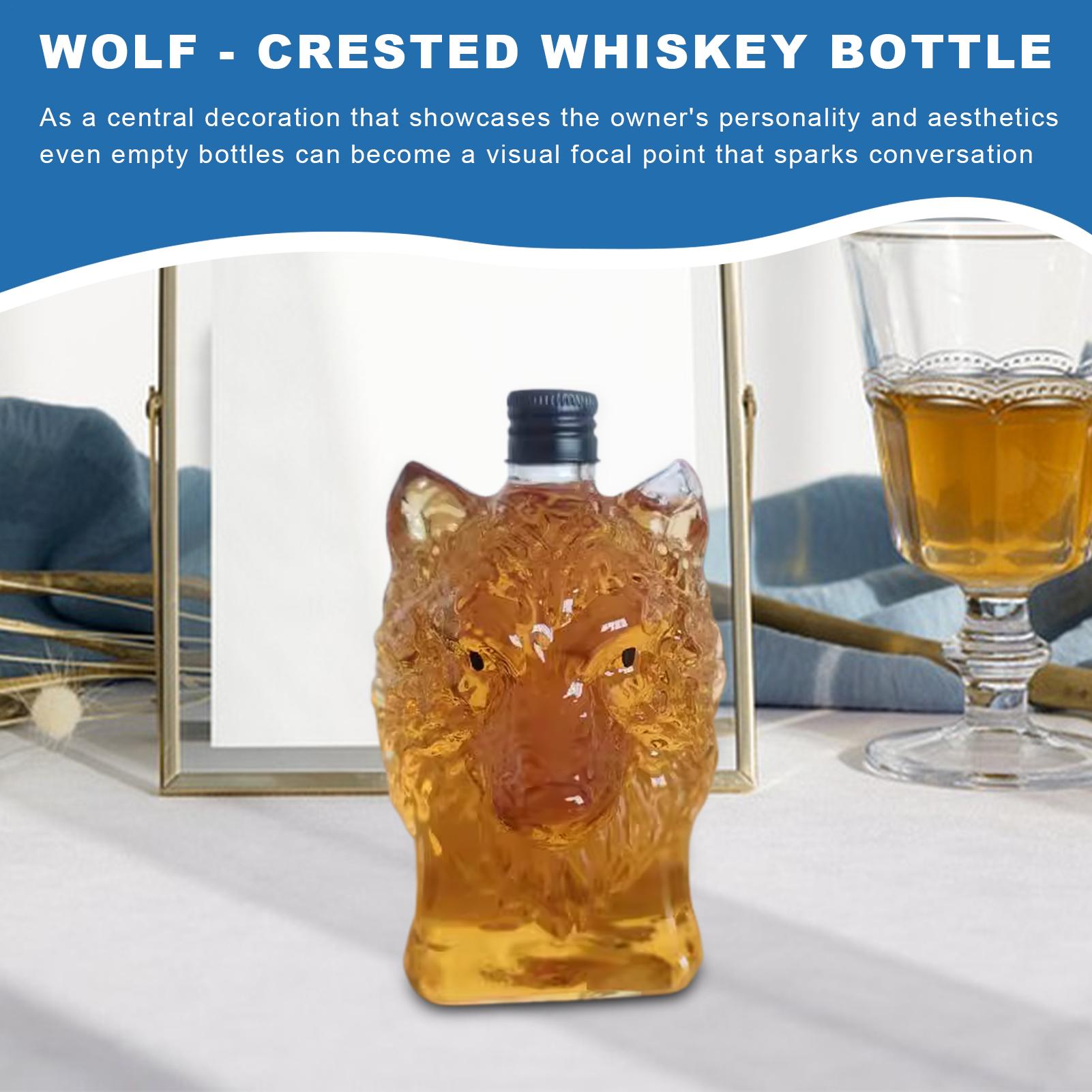 Whiskeyfles Wolfvormige wijnbe - Vintage Collectible Bottles recensie en prijs