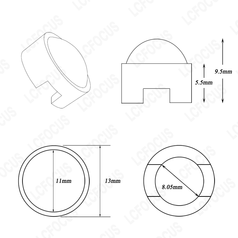 13mm 1W 3W Mini LED Lens 15 30 - Darkroom Enlarger Lens recensie en prijs
