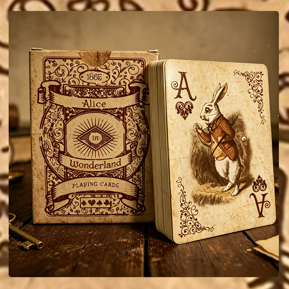 1Set/2Set Alice Vintage Paper  - Vintage Collectible Playing Cards recensie en prijs