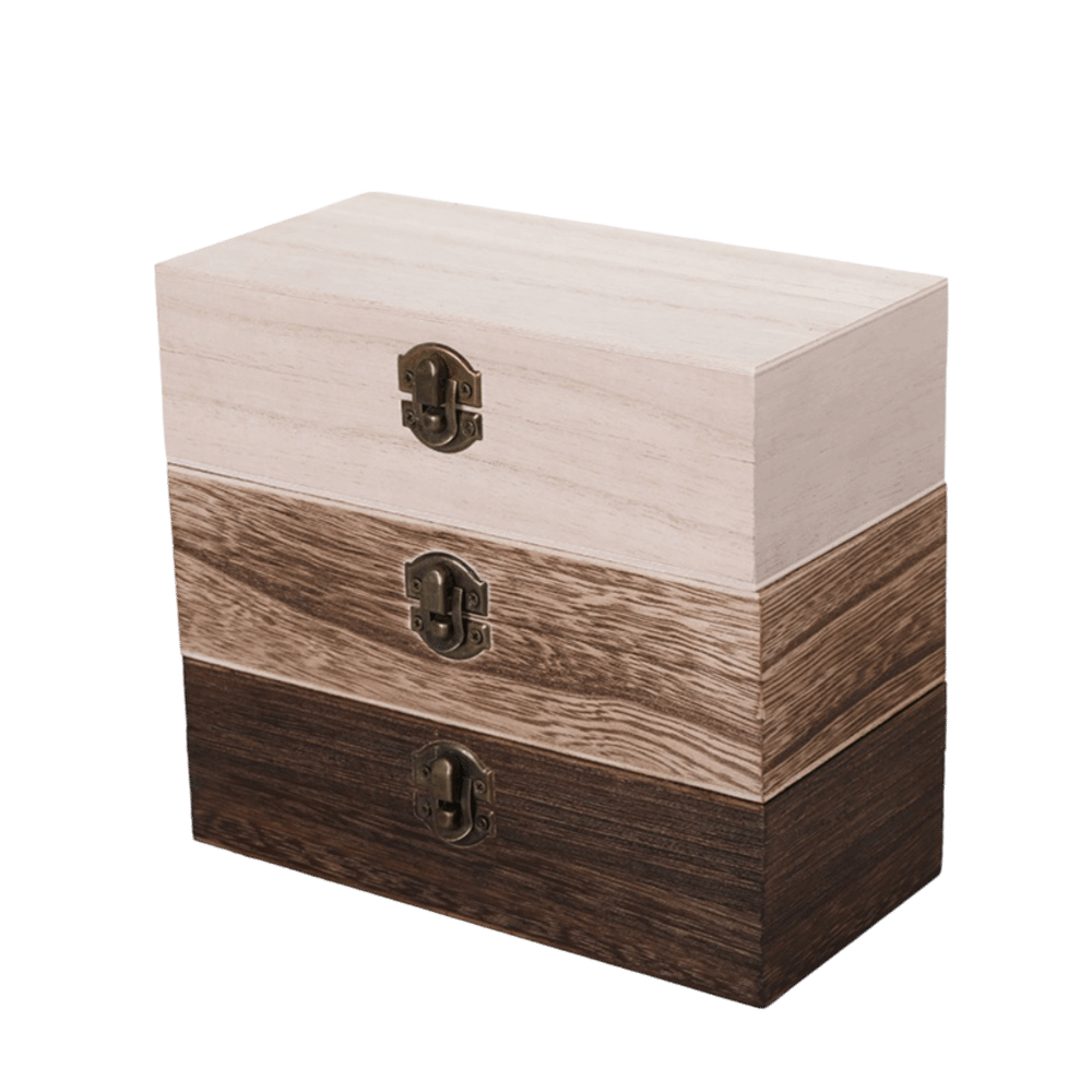 Multifunctionele houten gesche - Vintage Collectible Show recensie en prijs