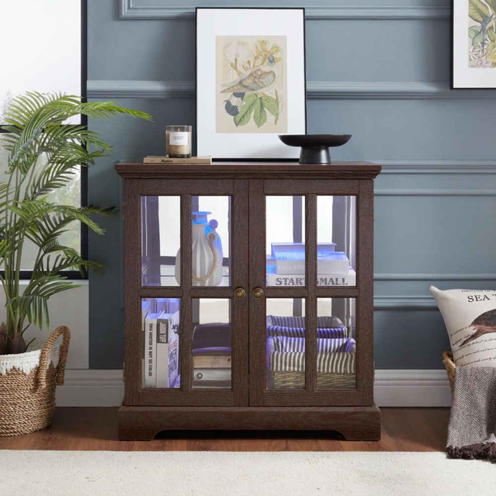 32 cm hoge vitrinekast met LED - Collectible & Vintage Dolls For Christmas recensie en prijs