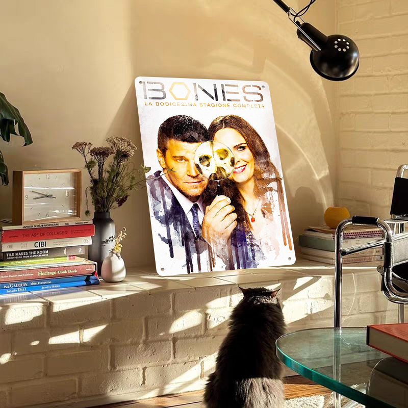 Bones Seizoen 12 Poster Metale - Vintage Collectible Show recensie en prijs